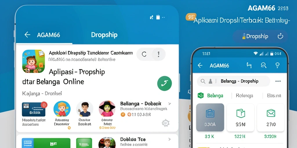 Antarmuka AGAM66 yang menarik dan fungsional untuk Dropship.