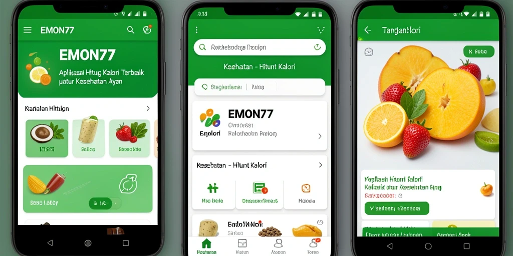 Tampilan antarmuka pengguna EMON77 yang ramah dan fungsional.
