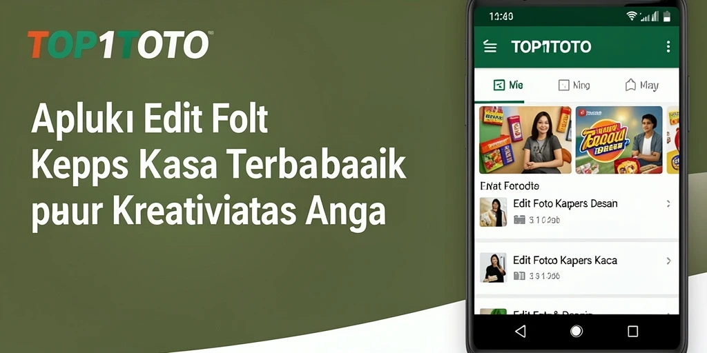 Antarmuka pengguna yang menarik dan modern dari TOP1TOTO untuk edit foto.