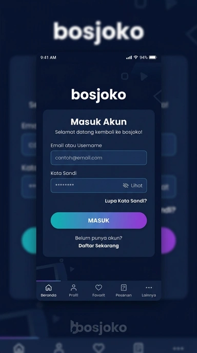 Masuk Akun bosjoko dengan Mudah dan Cepat